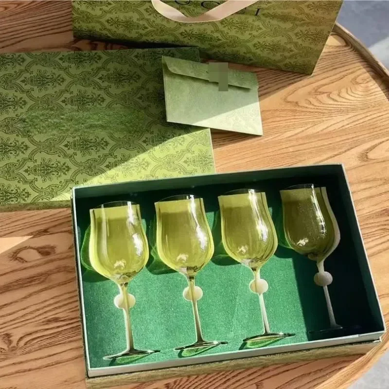 Vintage Green Wine Green Cup Tall Gift Cup Premium Cup Cup Home Red Wine Red Set Wine Souvenir Pattern Box European Carved Wave
Vintage Green Wine Green Cup Tall Gift Cup Premium Cup Cup Home Red Wine Red Set Wine Souvenir Pattern Box European Carved Wave