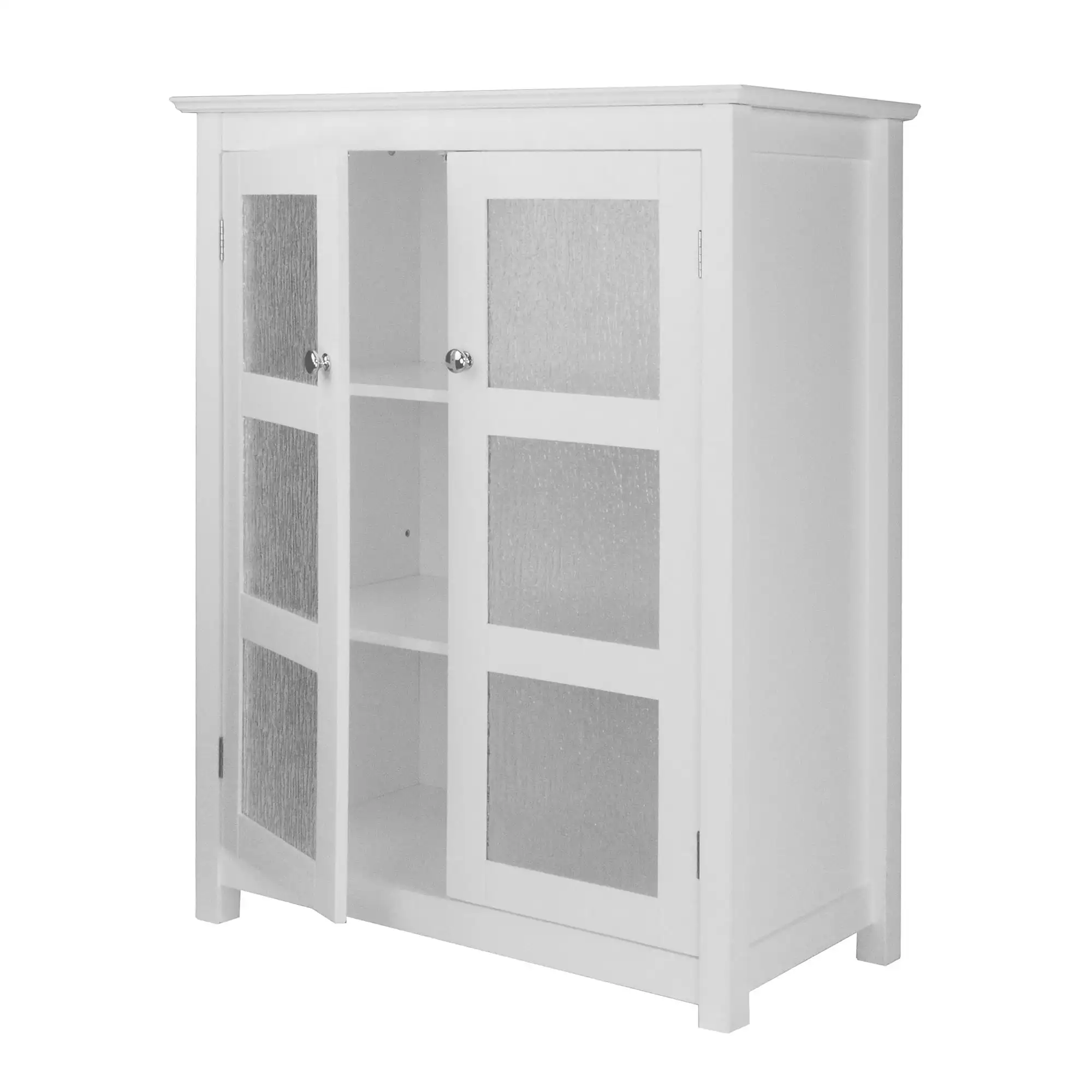 Free Shipping Connor Free Standing Floor Storage Cabinet with Textured Glass Doors Adjustable Shelves
Free Shipping Connor Free Standing Floor Storage Cabinet with Textured Glass Doors Adjustable Shelves