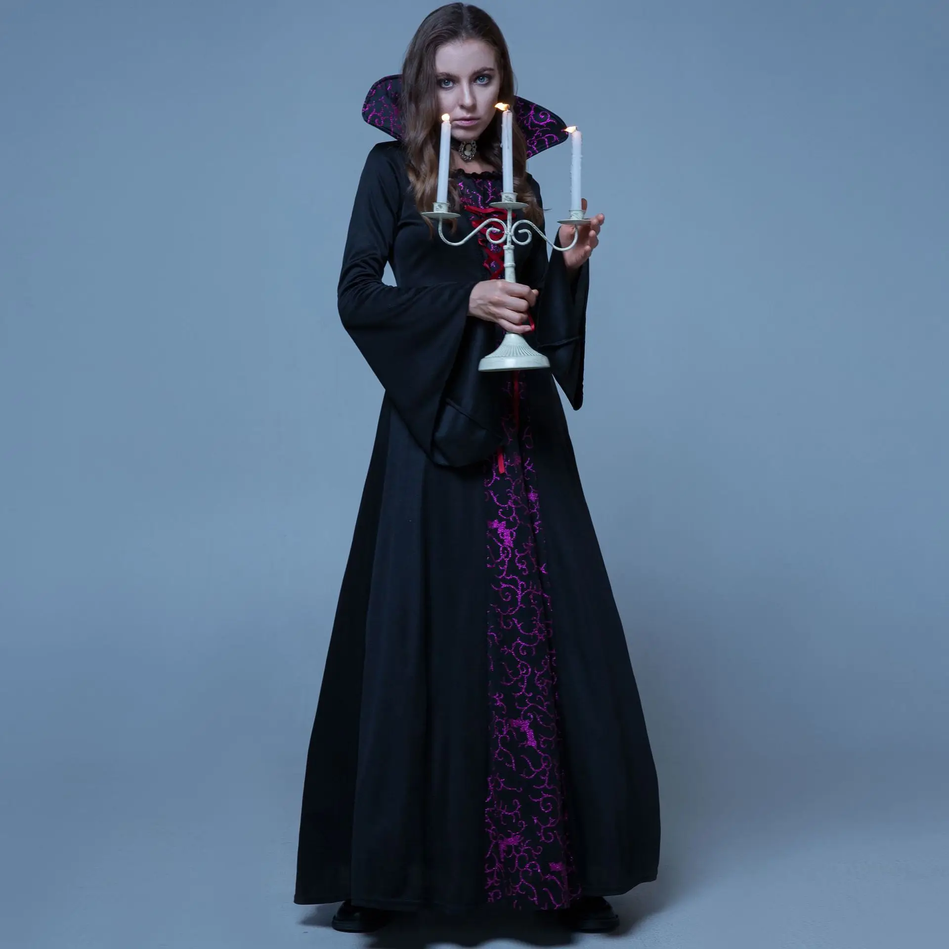S-XXL Cosplay Evil Demon Court Queen Vampire Fancy Masquerade Costume For Halloween
S-XXL Cosplay Evil Demon Court Queen Vampire Fancy Masquerade Costume For Halloween