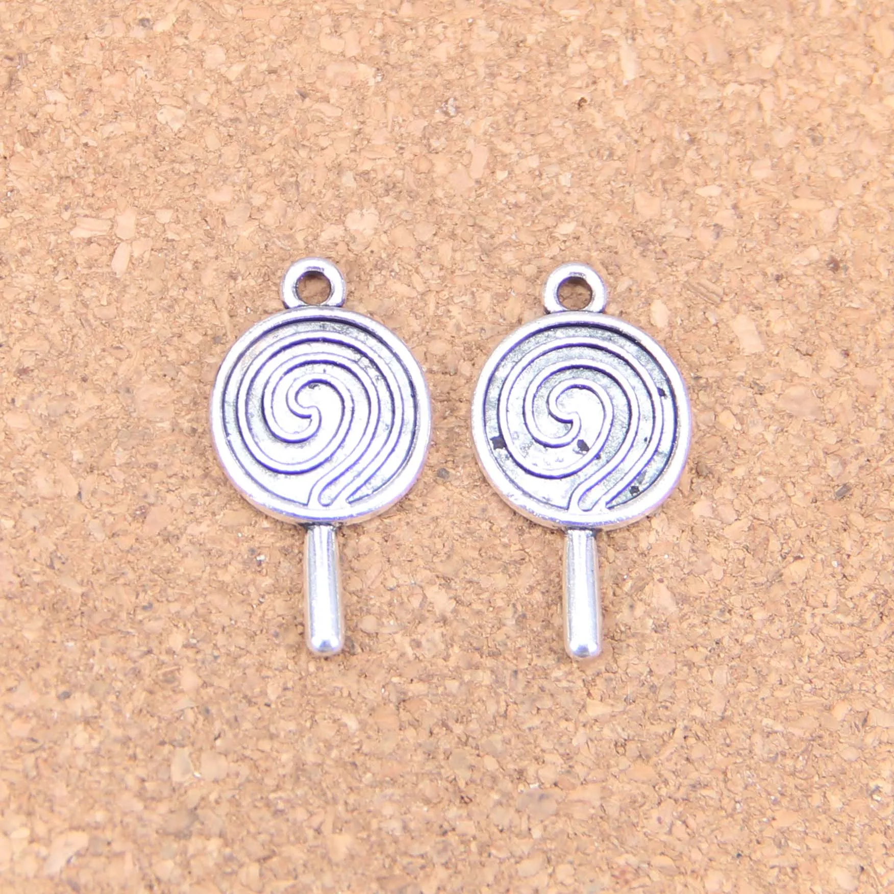 80pcs Charms Lollipop 27x15mm Antique Pendants,Vintage Tibetan Silver Jewelry,DIY for bracelet necklace
80pcs Charms Lollipop 27x15mm Antique Pendants,Vintage Tibetan Silver Jewelry,DIY for bracelet necklace