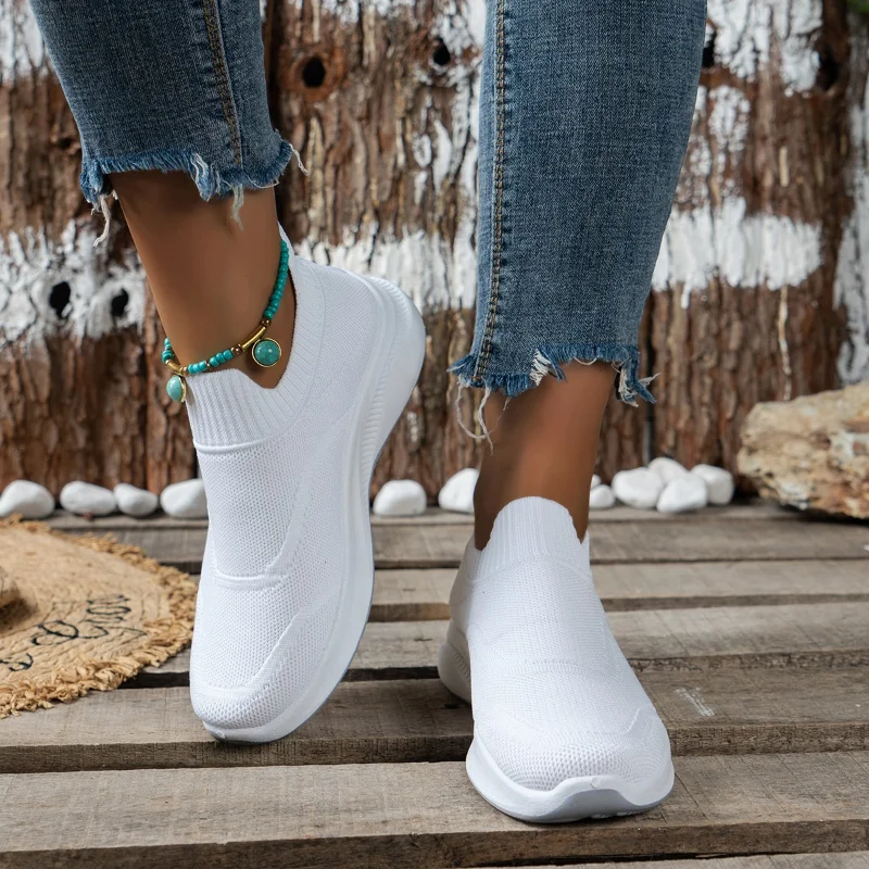 2023 Hot Sale Shoes Female Knitted Women's Vulcanize Shoes Summer Breathable Women Sneakers Solid Slip-on Ladies Casual Shoes
2023 Hot Sale Shoes Female Knitted Women's Vulcanize Shoes Summer Breathable Women Sneakers Solid Slip-on Ladies Casual Shoes