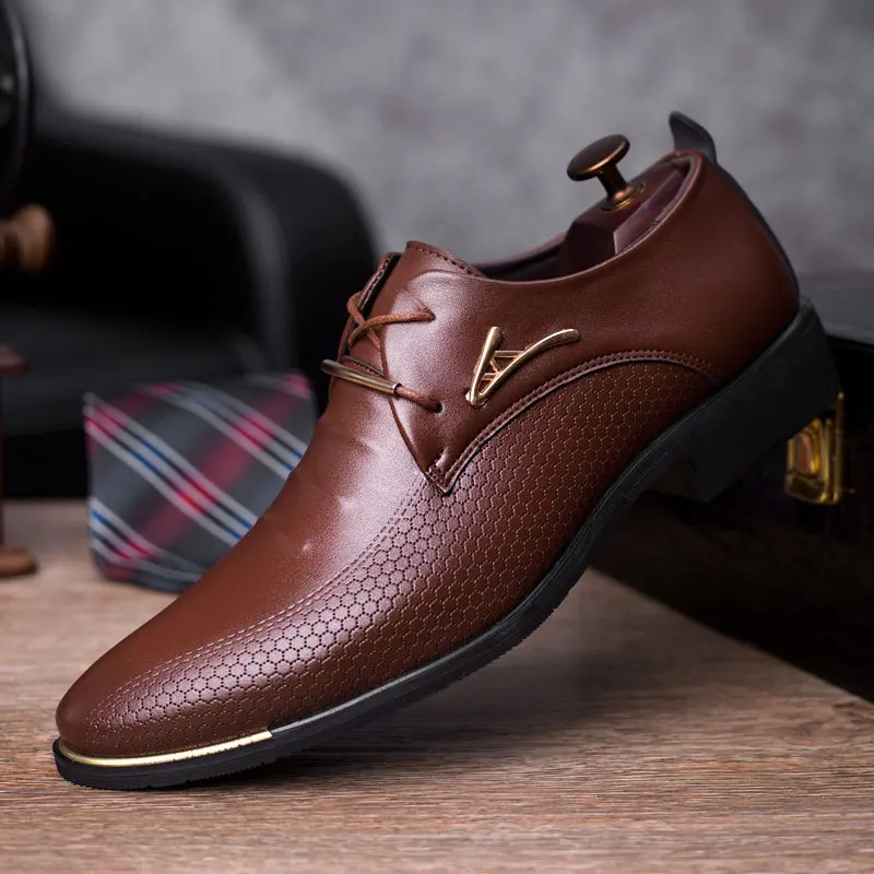 Men Formal Business Leather Shoes Italian Luxury Oxford Shoes for Men Suit Dress Shoe Pointed Toe Society Footwear Plus Size
Men Formal Business Leather Shoes Italian Luxury Oxford Shoes for Men Suit Dress Shoe Pointed Toe Society Footwear Plus Size