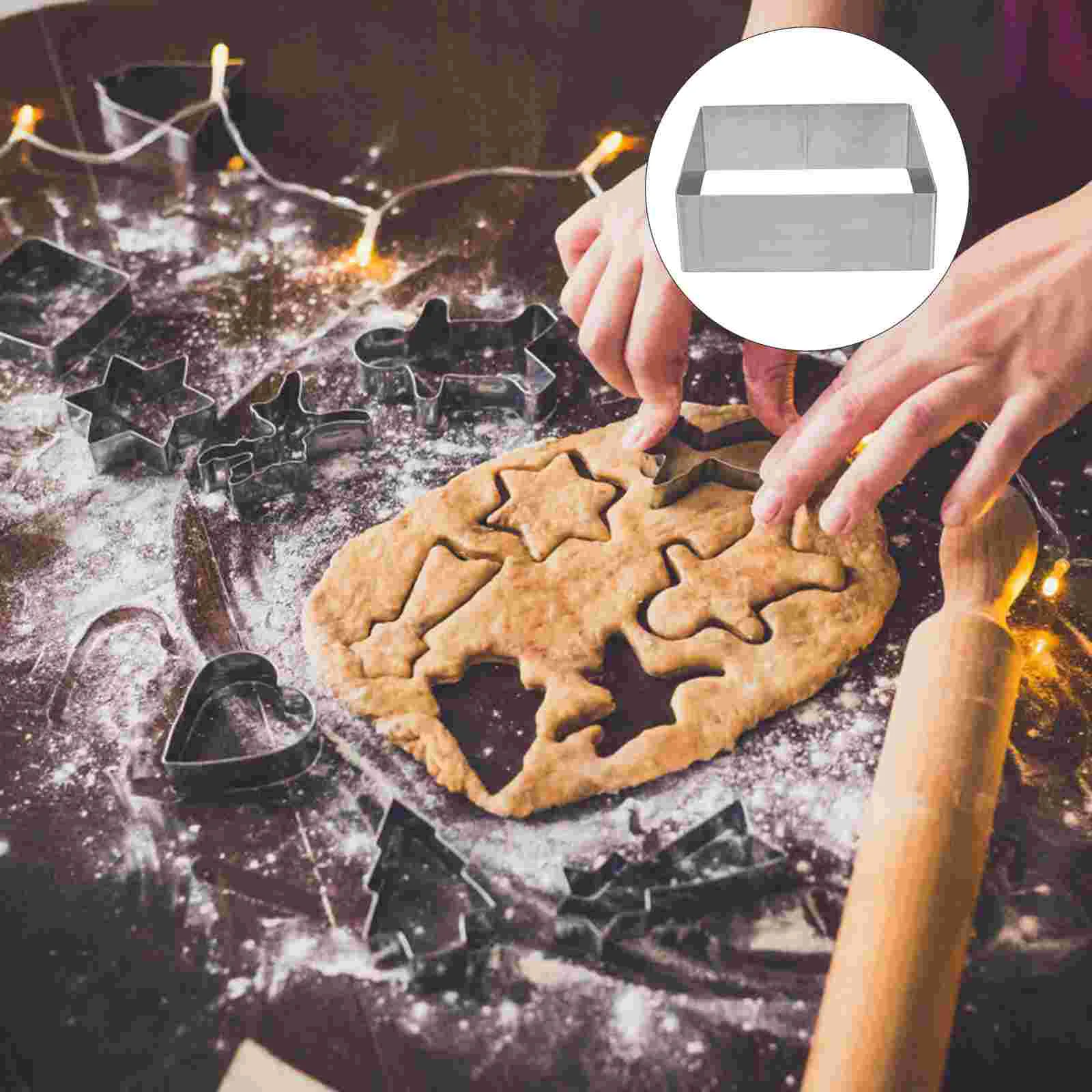 Cake Ring Mousse Baking Mold Square Rings Mould Steel Stainlesscutter Cookie Moldsdessert Pastry Oval Tart Metal Biscuit Mini
Cake Ring Mousse Baking Mold Square Rings Mould Steel Stainlesscutter Cookie Moldsdessert Pastry Oval Tart Metal Biscuit Mini