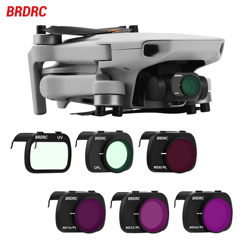 BRDRC ND Lens Filter Sets for DJI Mavic Mini 2/Mini 2 SE Gimbal Camera UV Filters Kit Polarizer CPL Filter Drone Accessories
BRDRC ND Lens Filter Sets for DJI Mavic Mini 2/Mini 2 SE Gimbal Camera UV Filters Kit Polarizer CPL Filter Drone Accessories