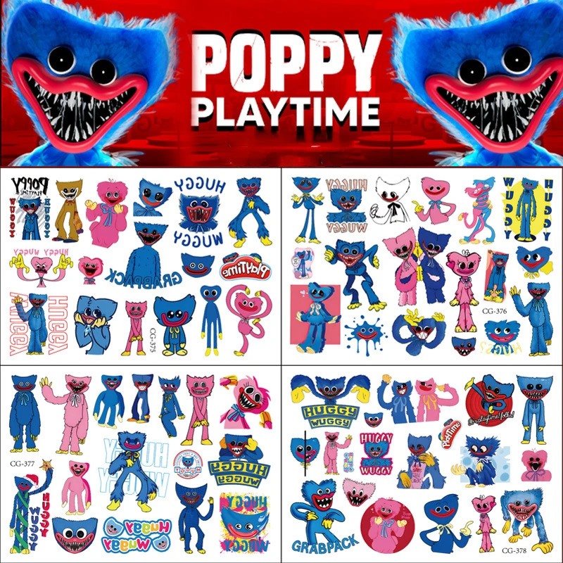 Модные Мультяшные наклейки с татуировками Poppy's Playtime, Водные Переводные аниме наклейки, день рождения, вечеринка, поделиться милой фотографи...
Модные Мультяшные наклейки с татуировками Poppy's Playtime, Водные Переводные аниме наклейки, день рождения, вечеринка, поделиться милой фотографи...