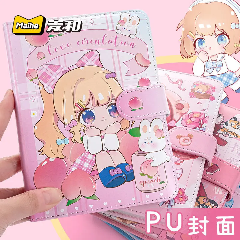 Cute girl's heart-hand ledger notebook 2022 new leather cartoon magnetic buckle book for primary school students with high value
Cute girl's heart-hand ledger notebook 2022 new leather cartoon magnetic buckle book for primary school students with high value