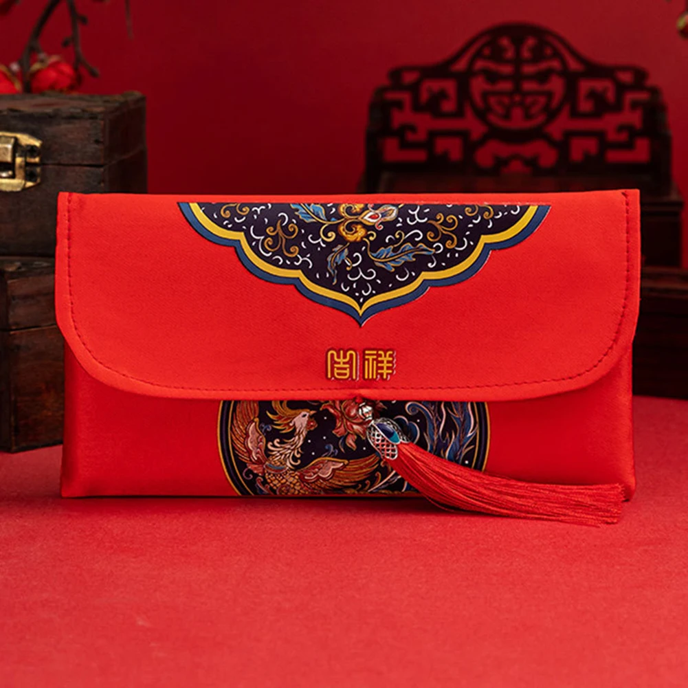 Brocade Red Envelope Personality Money Pocket New Year's Blessing bag Chinese Wedding Birthday Party Supplies Red Packet
Brocade Red Envelope Personality Money Pocket New Year's Blessing bag Chinese Wedding Birthday Party Supplies Red Packet