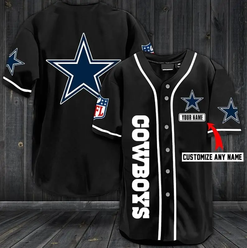 Cowboys Customize You Name Baseball Jersey Shirt 3D Printed Men's Shirt Casual Shirts hip hop Tops
Cowboys Customize You Name Baseball Jersey Shirt 3D Printed Men's Shirt Casual Shirts hip hop Tops
