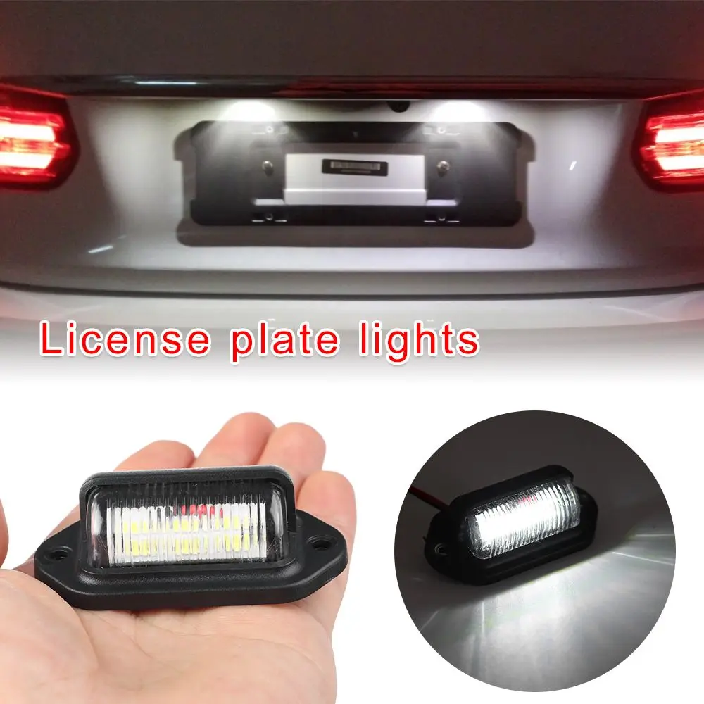 2PCS Trailer Lorry Universal 6 LED Truck Car Light Source License Number Plate License Number Light Lamps for Car
2PCS Trailer Lorry Universal 6 LED Truck Car Light Source License Number Plate License Number Light Lamps for Car