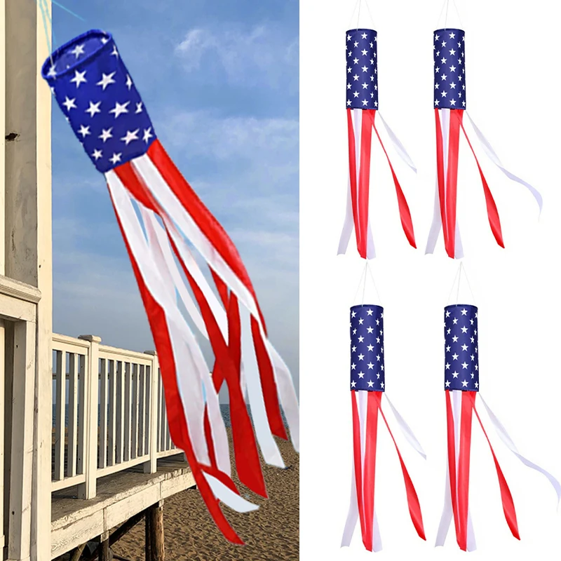 American Flag Embroidered Stars Stripes Windsock Color Printing USA 4th July Patriotic Weather Vane Garden Outdoor Decoration
American Flag Embroidered Stars Stripes Windsock Color Printing USA 4th July Patriotic Weather Vane Garden Outdoor Decoration