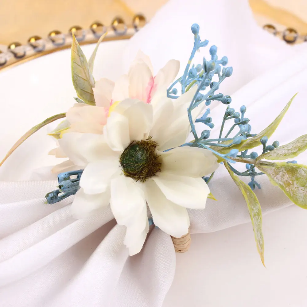 Flower Napkin Ring For Dining Room Family Dinner Table Decor Straw Plastic Simple DIY Handicraft Reusable decoration Accessory
Flower Napkin Ring For Dining Room Family Dinner Table Decor Straw Plastic Simple DIY Handicraft Reusable decoration Accessory