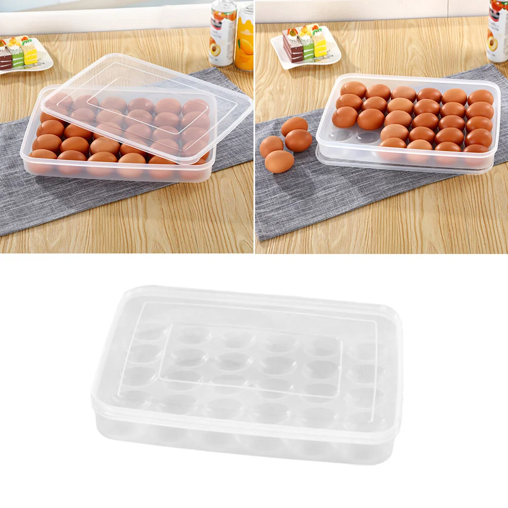 30 Grids Protective Box Egg Container Food Containers Lids Tray Holder Refrigerator
30 Grids Protective Box Egg Container Food Containers Lids Tray Holder Refrigerator
