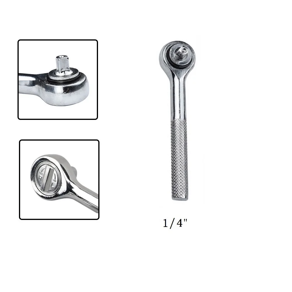 1 Pc Socket Wrench 1/4'' 3/8'' 1/2'' High Torque Ratchet Wrench Socket Quick Release Square Head Spanner Car Repair Hand Tools
1 Pc Socket Wrench 1/4'' 3/8'' 1/2'' High Torque Ratchet Wrench Socket Quick Release Square Head Spanner Car Repair Hand Tools