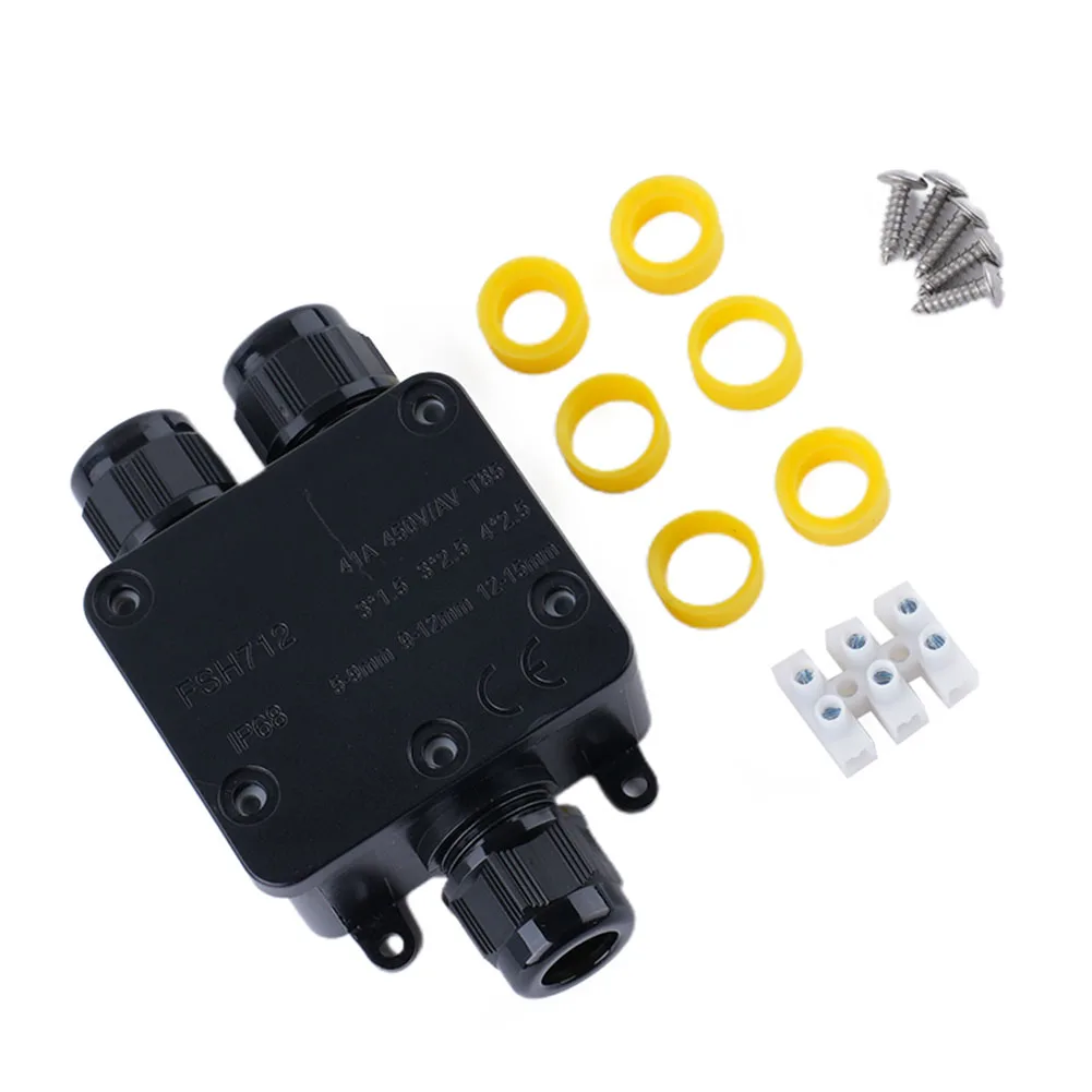 Durable Brand New Junction Box Accessories Antistatic Black Dustproof IP68 PC T85 ℃ - 110 ℃ Waterproof Ø 4-15 Mm
Durable Brand New Junction Box Accessories Antistatic Black Dustproof IP68 PC T85 ℃ - 110 ℃ Waterproof Ø 4-15 Mm