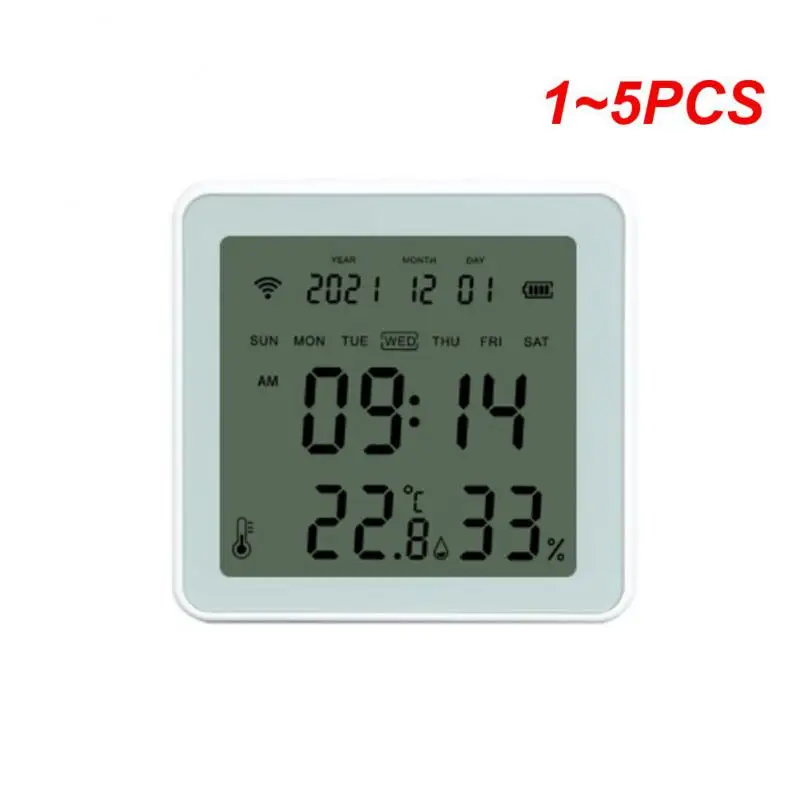 1~5PCS Alarm Clock Indoor Mini Low Power App Push New Tuya Smart Home Temperature And Humidity Sensor
1~5PCS Alarm Clock Indoor Mini Low Power App Push New Tuya Smart Home Temperature And Humidity Sensor