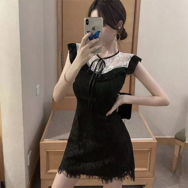 Slim Fit Sexy Retro Dress 2023 Summer New Waist Waist Show Slim Temperament Dress Party Dress Summer Dress Women Clothing
Slim Fit Sexy Retro Dress 2023 Summer New Waist Waist Show Slim Temperament Dress Party Dress Summer Dress Women Clothing