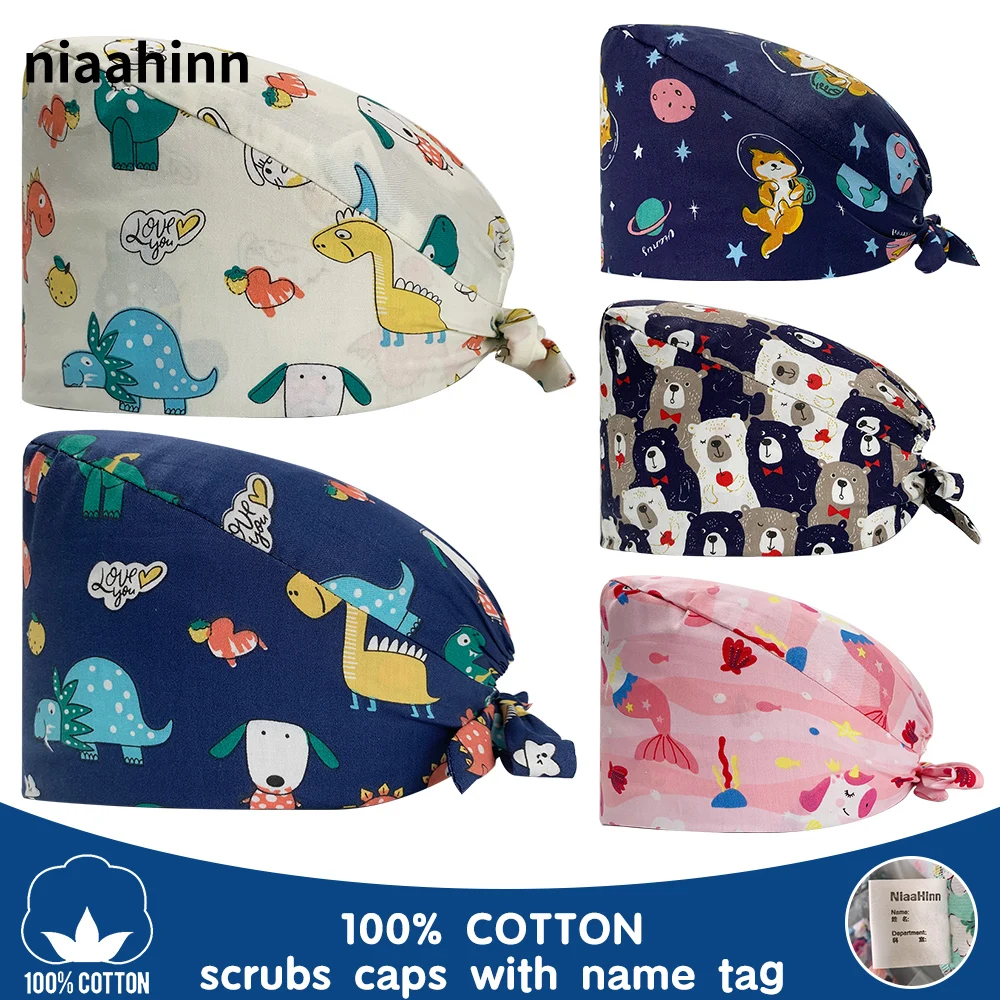 Unisex Animal Printed Scrubs Hats Women's and Men Operating Room Hats Medical Hat Lab Operator Cap Scrub Cap Health Nursing Caps
Unisex Animal Printed Scrubs Hats Women's and Men Operating Room Hats Medical Hat Lab Operator Cap Scrub Cap Health Nursing Caps