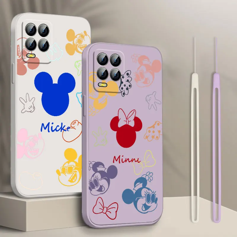 Cute Disney Mickey Minnie Phone Case For Realme Q3S GT 2 S7 ST S2 C25Y C21Y C11 C17 Narzo 50A 50i 30 20 Liquid Rope Funda Cover
Cute Disney Mickey Minnie Phone Case For Realme Q3S GT 2 S7 ST S2 C25Y C21Y C11 C17 Narzo 50A 50i 30 20 Liquid Rope Funda Cover