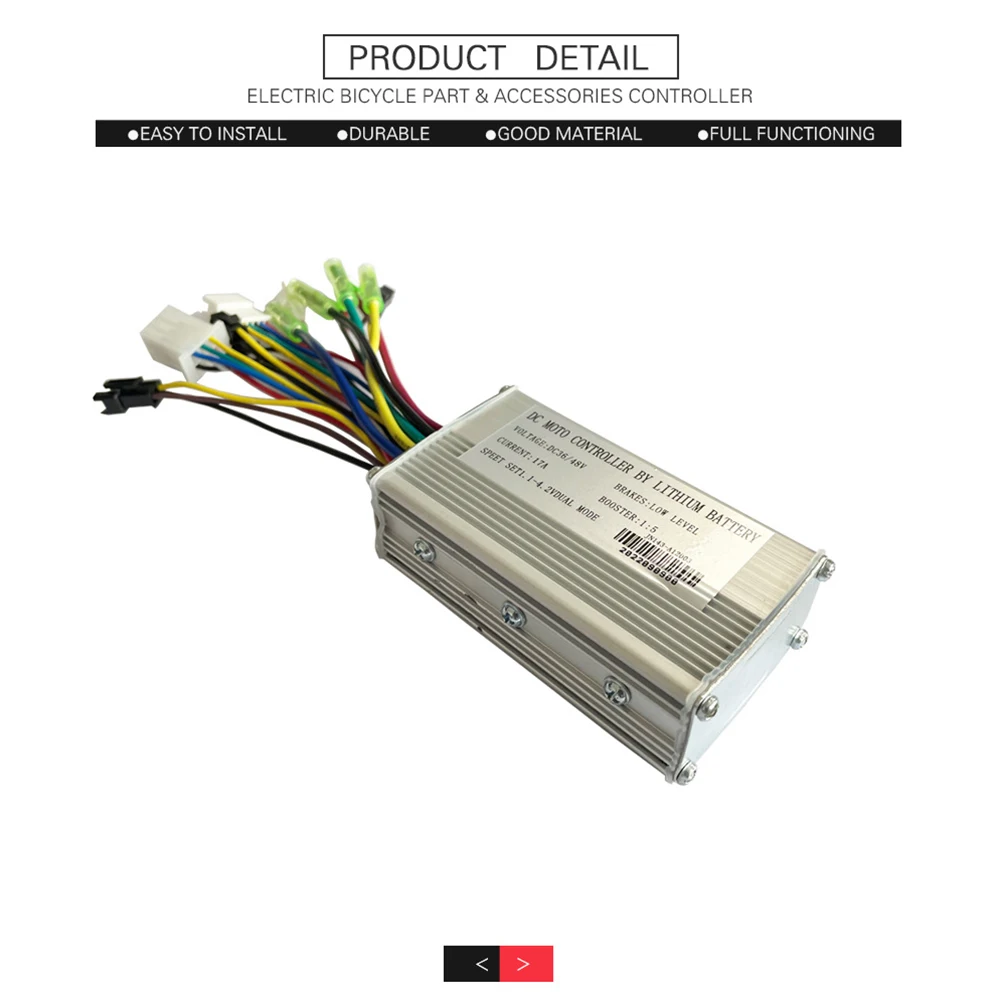 Bike Part Ebike Controller Controller 17A 350W 36V/48V For E-bike JN Controller Lights Plug E-bike Accessories
Bike Part Ebike Controller Controller 17A 350W 36V/48V For E-bike JN Controller Lights Plug E-bike Accessories