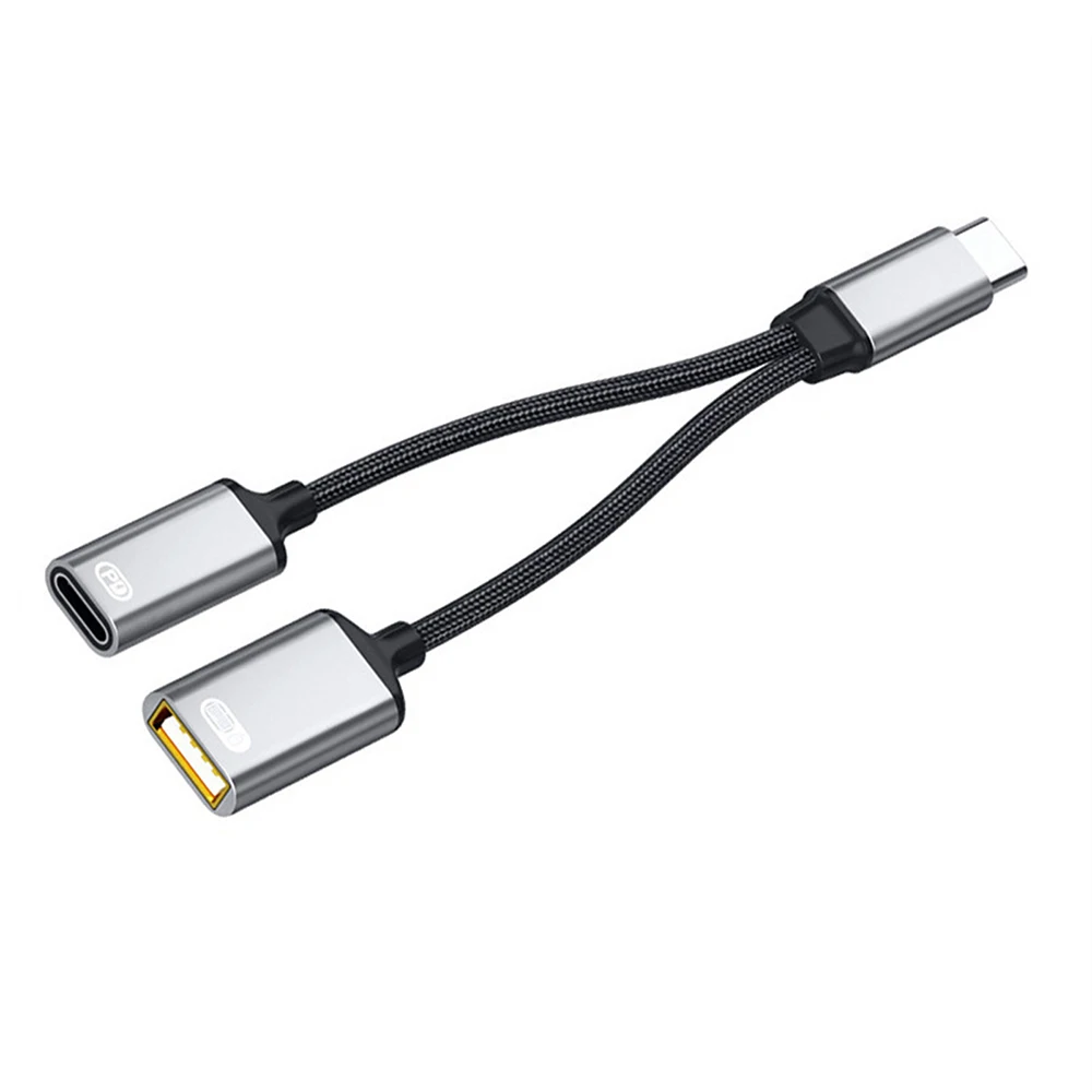 Splitter Adapter Type-c Male To Usb-c Female 2 In 1 Fast Charging Type-c Otg Multifunction Type-c Otg Cable Adapter 30w Pd Hot
Splitter Adapter Type-c Male To Usb-c Female 2 In 1 Fast Charging Type-c Otg Multifunction Type-c Otg Cable Adapter 30w Pd Hot