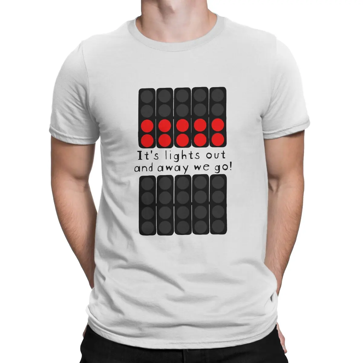 F1 Formula 1 It's Lights Out And Away we Go T Shirt Vintage Alternative Men's Polyester Tshirt O-Neck
F1 Formula 1 It's Lights Out And Away we Go T Shirt Vintage Alternative Men's Polyester Tshirt O-Neck