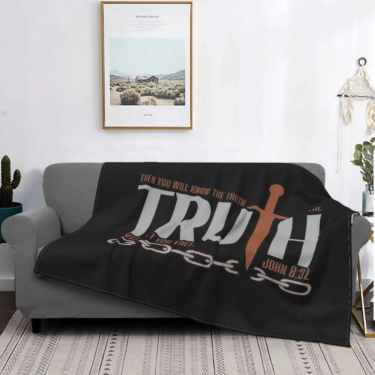 You Shall saber The Truth John 832 manta colcha cama a cuadros edredón cubierta de playa Manta con capucha manta para niños 
You Shall saber The Truth John 832 manta colcha cama a cuadros edredón cubierta de playa Manta con capucha manta para niños