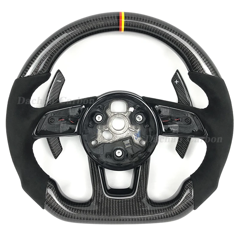For Audi S3 B8.5 B9 Carbon Fiber Steering Wheel 2014 2015 2016 2017 2018 2019 2020 2021 2022 Custom Style 
For Audi S3 B8.5 B9 Carbon Fiber Steering Wheel 2014 2015 2016 2017 2018 2019 2020 2021 2022 Custom Style