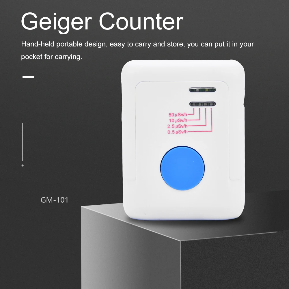 Personals Geiger Counter Nuclear Radiation Detector X-rays γ-rays β-rays Detecting Tool Sound Light Alarm
Personals Geiger Counter Nuclear Radiation Detector X-rays γ-rays β-rays Detecting Tool Sound Light Alarm
