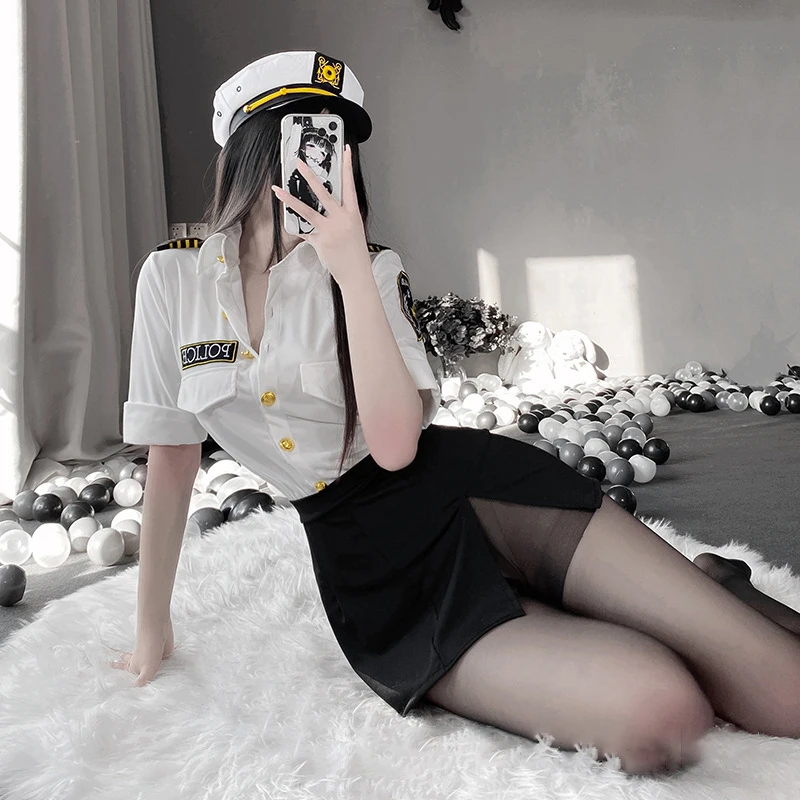Policewoman Cosplay Costume Secretary Uniform Stage Party Costume Silky Stretch Shirt Skirt Suit Adult Erotic Accessories
Policewoman Cosplay Costume Secretary Uniform Stage Party Costume Silky Stretch Shirt Skirt Suit Adult Erotic Accessories