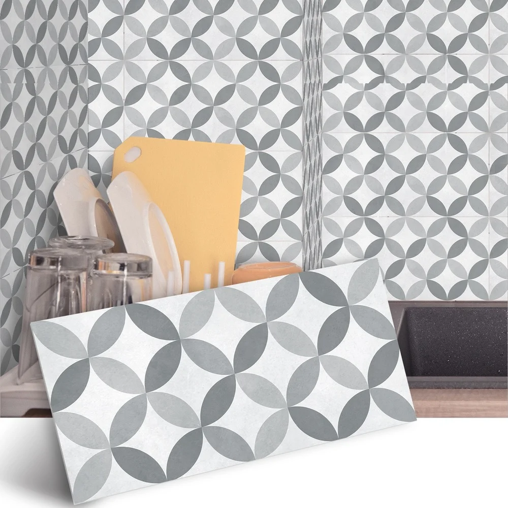 4/12pcs Grey Geometric Petal Wall Stickers Self Adhesive Waterproof PVC Tile Decals Home Kitchen Decorative Tile Sticker 15x30cm
4/12pcs Grey Geometric Petal Wall Stickers Self Adhesive Waterproof PVC Tile Decals Home Kitchen Decorative Tile Sticker 15x30cm