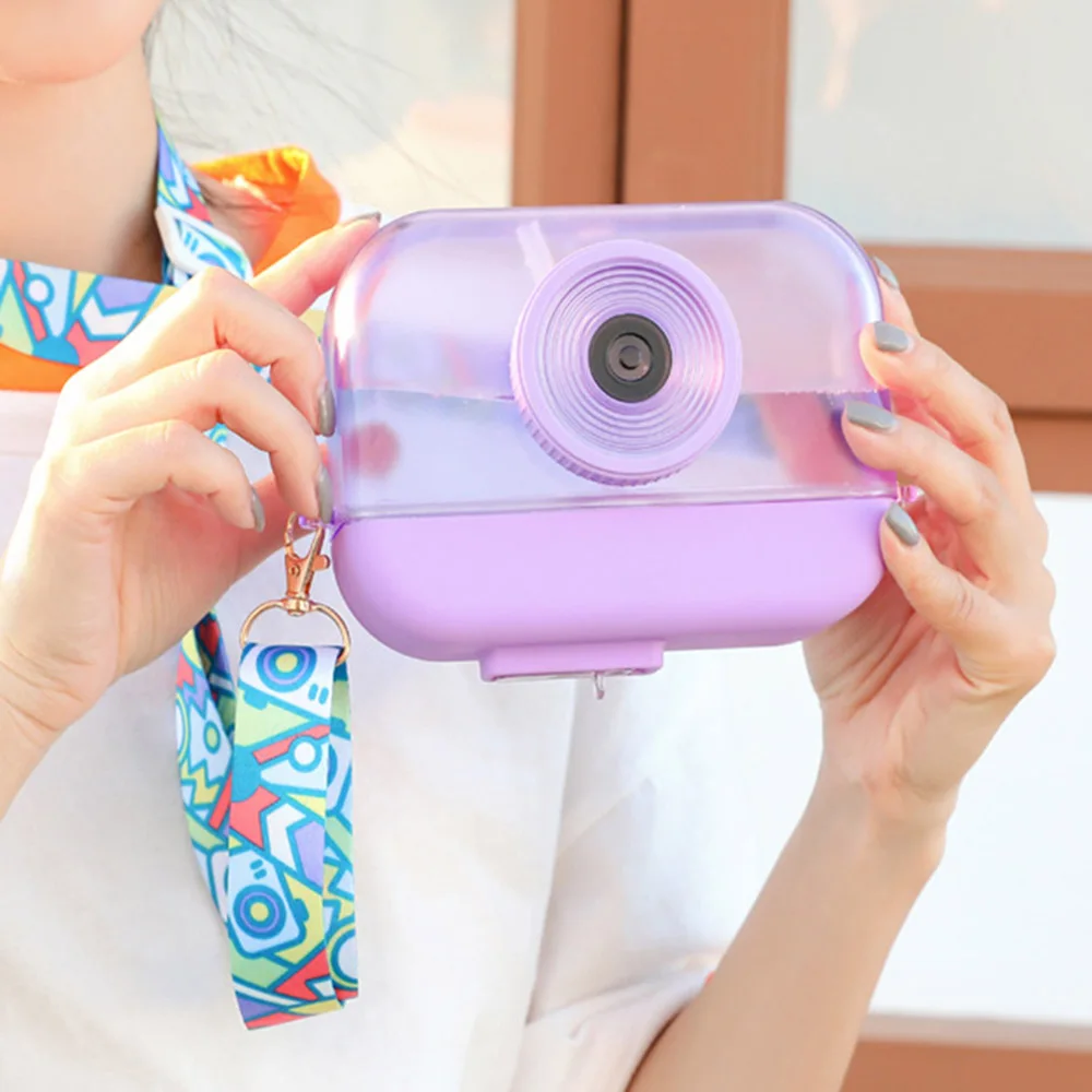 Creative Camera Shape Water Bottle with Straw Adjustable Shoulder Strap Leak Proof Drinking Cup for Kids Girls Sports Water Cups
Creative Camera Shape Water Bottle with Straw Adjustable Shoulder Strap Leak Proof Drinking Cup for Kids Girls Sports Water Cups