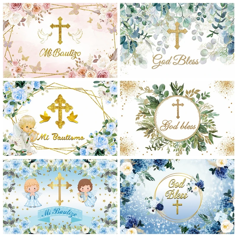 God Bless Backgrounds for Photography Mi Bautizo Baby Newborn First Holy Communion Party Decor Photocall Backdrop Photo Studio
God Bless Backgrounds for Photography Mi Bautizo Baby Newborn First Holy Communion Party Decor Photocall Backdrop Photo Studio