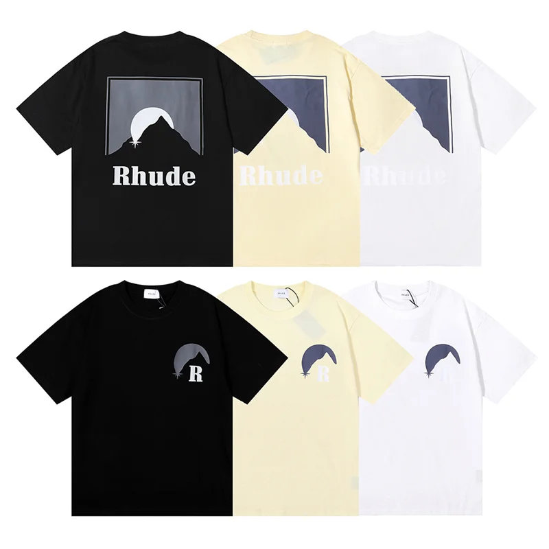 1:1 Highest Quality Rhude Top T-Shirt Classic Printed Lettering Sunset RHUDE Men's And Women's Casual Loose Short Sleeve T-Shirt 
1:1 Highest Quality Rhude Top T-Shirt Classic Printed Lettering Sunset RHUDE Men's And Women's Casual Loose Short Sleeve T-Shirt