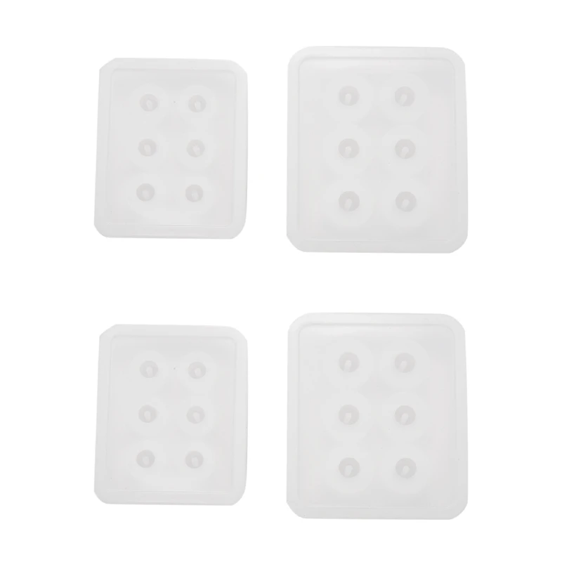 4Pcs Sphere Ball Silicone Bead Molds With Holes Round Epoxy For Jewelry,Cabochon Gemstone Crafting,Sphere Ball 2 In Set
4Pcs Sphere Ball Silicone Bead Molds With Holes Round Epoxy For Jewelry,Cabochon Gemstone Crafting,Sphere Ball 2 In Set