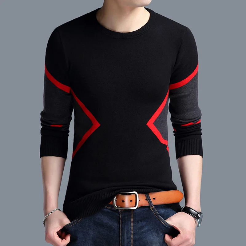 Knitted Men's Sweater 2022 Autumn Winter Brand Clothing Slim Fit Contrast Color Men Pullover Korean Base Shirt Classic
Knitted Men's Sweater 2022 Autumn Winter Brand Clothing Slim Fit Contrast Color Men Pullover Korean Base Shirt Classic