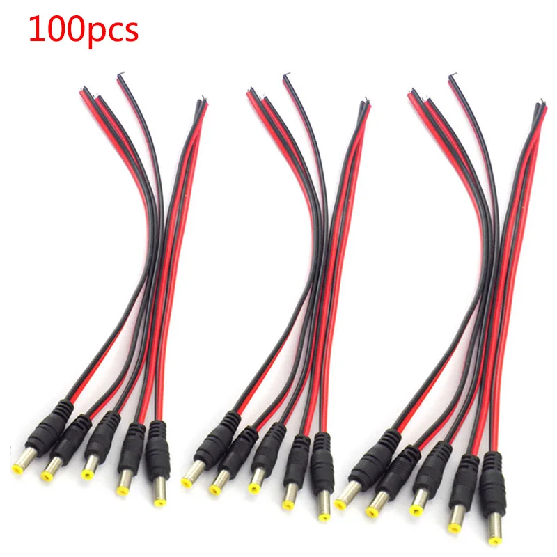 100pcs DC Female Cable Jack Adapter Connecter for LED Strip CCTV Camera 26cm Cable Length Plug 5.5x2.1mm Extension Connecters
100pcs DC Female Cable Jack Adapter Connecter for LED Strip CCTV Camera 26cm Cable Length Plug 5.5x2.1mm Extension Connecters