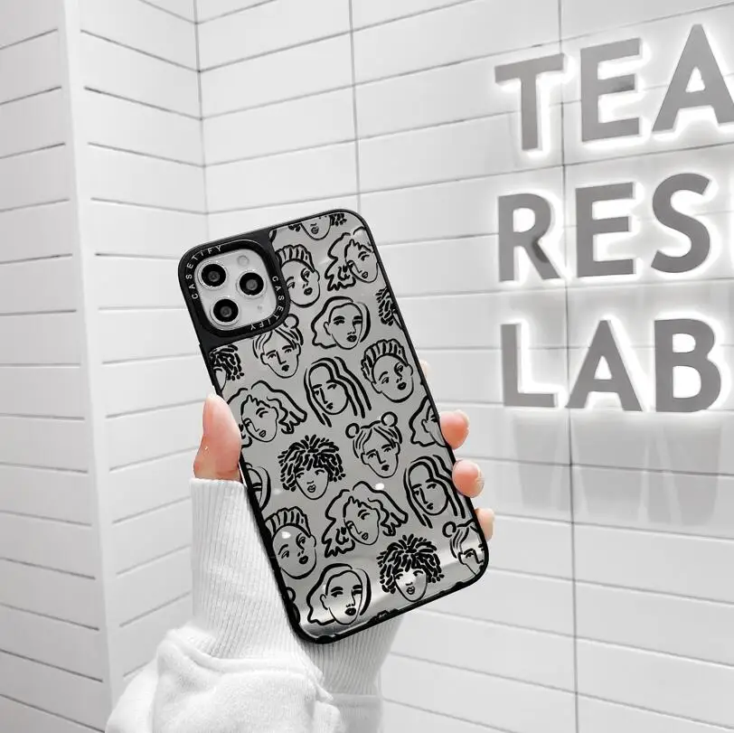 Fashion Personality Profile Picture Mirror Phone Cases For iPhone 13 12 11 Pro Max XR XS MAX 8 X 7 Couplel Anti-drop Soft Cover
Fashion Personality Profile Picture Mirror Phone Cases For iPhone 13 12 11 Pro Max XR XS MAX 8 X 7 Couplel Anti-drop Soft Cover