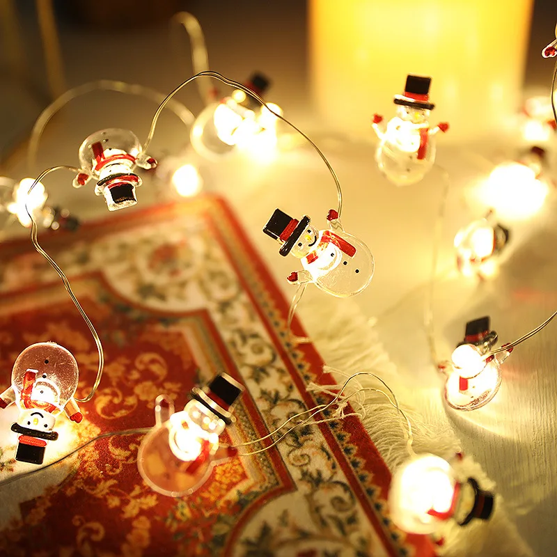 Santa Claus Snowman Tree String Light Copper Wire Light Pendant LED Light String Christmas Halloween Decorative Colorful Light
Santa Claus Snowman Tree String Light Copper Wire Light Pendant LED Light String Christmas Halloween Decorative Colorful Light