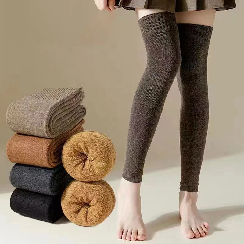 Winter Warm Thick Over Knee Women's Socks High Quality Against Cold Terry Sock Covers Solid Simple Casual College Style Long Sox
Winter Warm Thick Over Knee Women's Socks High Quality Against Cold Terry Sock Covers Solid Simple Casual College Style Long Sox
