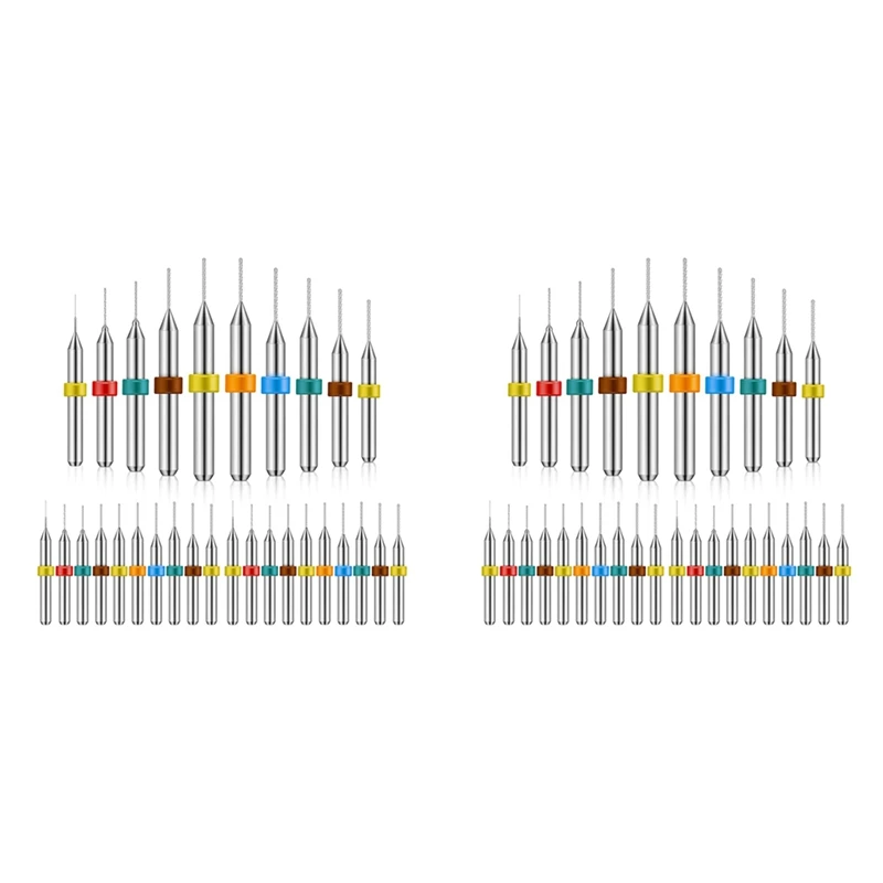 60Pcs 0.3-1.2Mm Shank Tungsten Carbide Micro-Drill Bits Set Tungsten Steel PCB Print Circuit Board Flute CNC Router Bits
60Pcs 0.3-1.2Mm Shank Tungsten Carbide Micro-Drill Bits Set Tungsten Steel PCB Print Circuit Board Flute CNC Router Bits