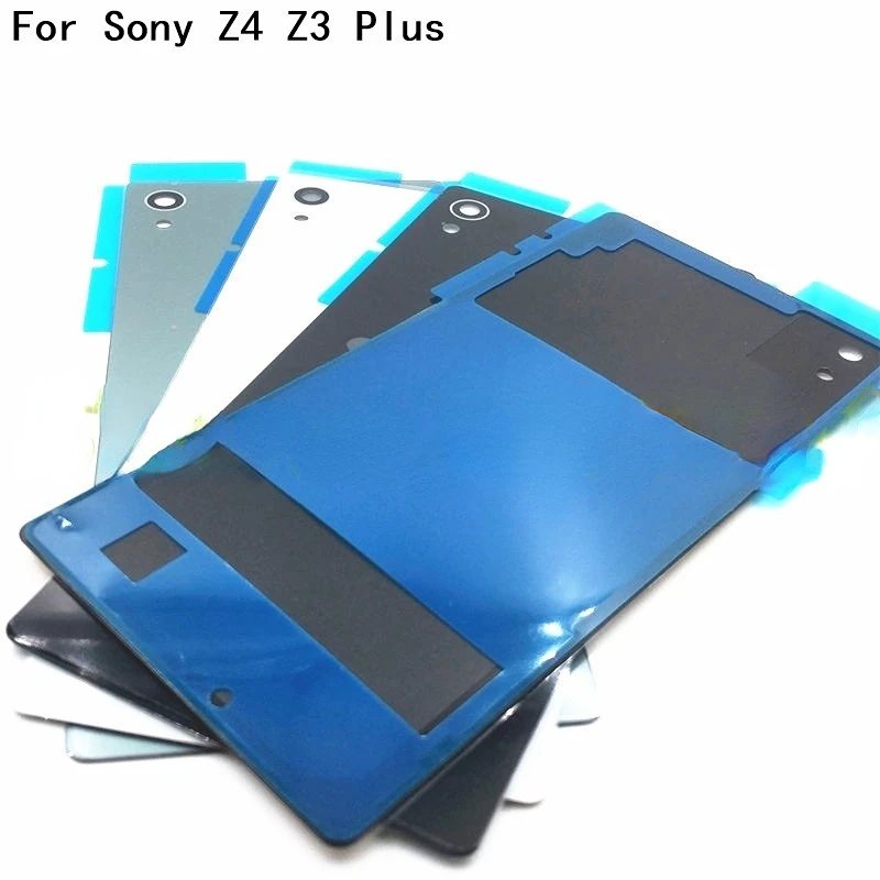 1Pcs Z4 Back Glass battery Cover For Sony Xperia Z4 Z3+ Z3 Plus E6553 Battery Back Door Cover Case housing With Logo
1Pcs Z4 Back Glass battery Cover For Sony Xperia Z4 Z3+ Z3 Plus E6553 Battery Back Door Cover Case housing With Logo