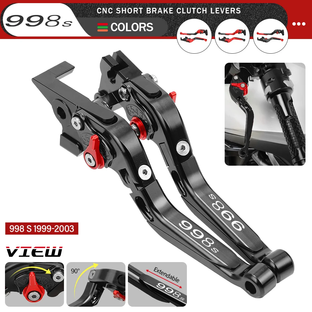 For DUCATI 998 S 1999 2000 2001 2002 2003 Motorcycle CNC Handlebar Handle Levers Adjustable Brake Clutch Lever Motorbike 998S
For DUCATI 998 S 1999 2000 2001 2002 2003 Motorcycle CNC Handlebar Handle Levers Adjustable Brake Clutch Lever Motorbike 998S