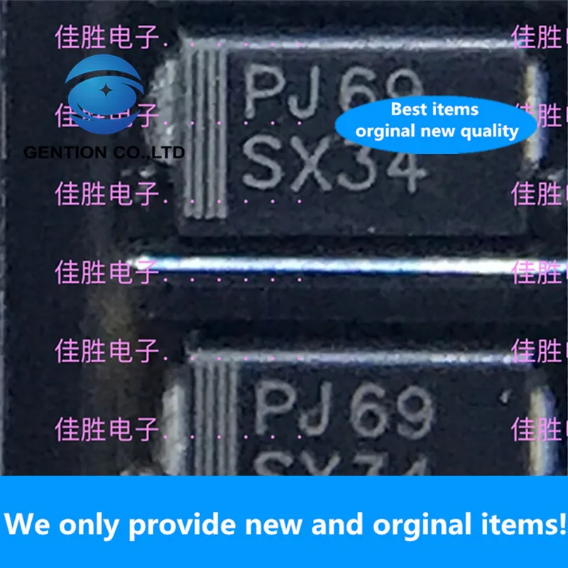 50 шт. 100% Новый оригинальный SX34 3A40V низкое напряжение падение Шоттки DO214AC Шелковый экран SX34
50 шт. 100% Новый оригинальный SX34 3A40V низкое напряжение падение Шоттки DO214AC Шелковый экран SX34