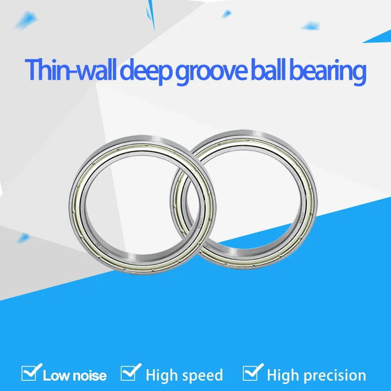 1 PC Deep ball thin wall bearing 16006ZZ 7000106 inner diameter 30* outer diameter 55* height 9mm.
1 PC Deep ball thin wall bearing 16006ZZ 7000106 inner diameter 30* outer diameter 55* height 9mm.