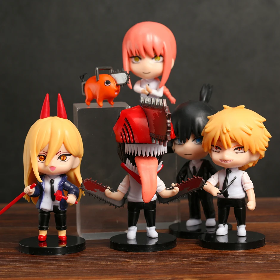 Chainsaw Man Denji Pochita Makima Hayakawa Aki PVC Figures Toys Car Decoration Dolls 4/5/6pcs Set
Chainsaw Man Denji Pochita Makima Hayakawa Aki PVC Figures Toys Car Decoration Dolls 4/5/6pcs Set