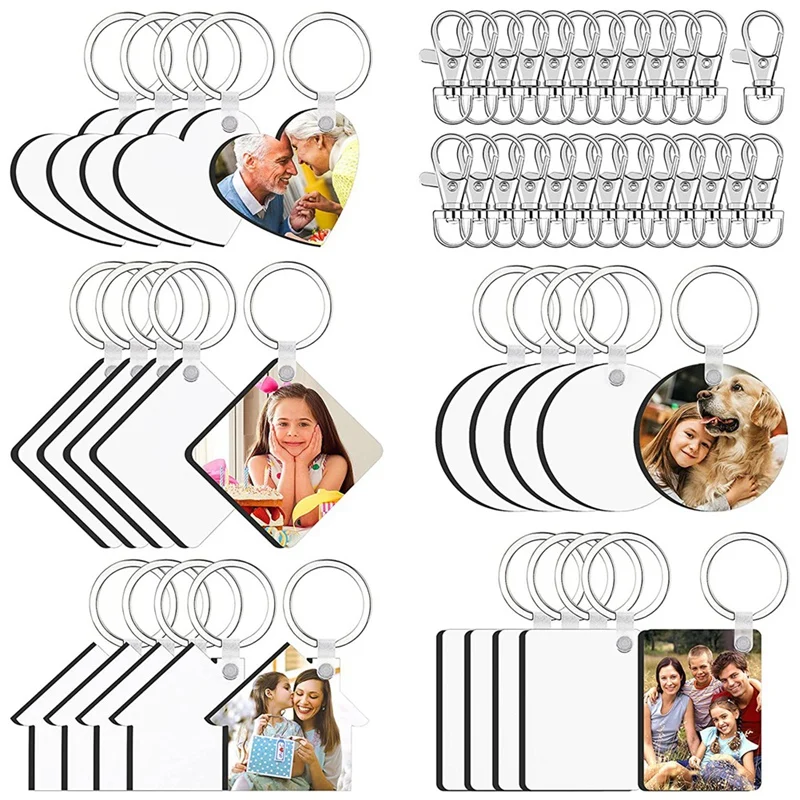 Sublimation Keychain Blanks,Blank Keychain with Key Rings,Sublimation Ornament Blanks Printed Keychain for Heat Transfer
Sublimation Keychain Blanks,Blank Keychain with Key Rings,Sublimation Ornament Blanks Printed Keychain for Heat Transfer
