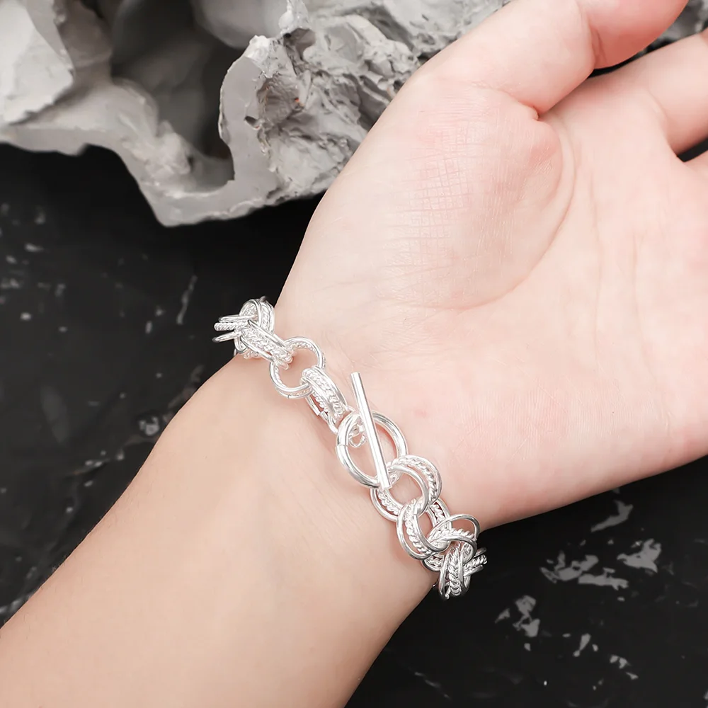 Elegant High Quality Silver Multi-circle Jewelry Pretty Nice Fashion Popular Bracelets Wedding Party Circle Free Shipping
Elegant High Quality Silver Multi-circle Jewelry Pretty Nice Fashion Popular Bracelets Wedding Party Circle Free Shipping