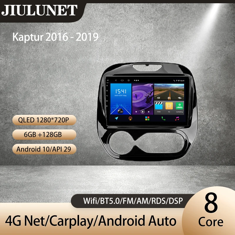 JIULUNET For Renault Kaptur 2016 - 2019 Carplay Ai Voice Car Radio 4G Net Multimedia Video Player GPS Android Auto 2 Din
JIULUNET For Renault Kaptur 2016 - 2019 Carplay Ai Voice Car Radio 4G Net Multimedia Video Player GPS Android Auto 2 Din