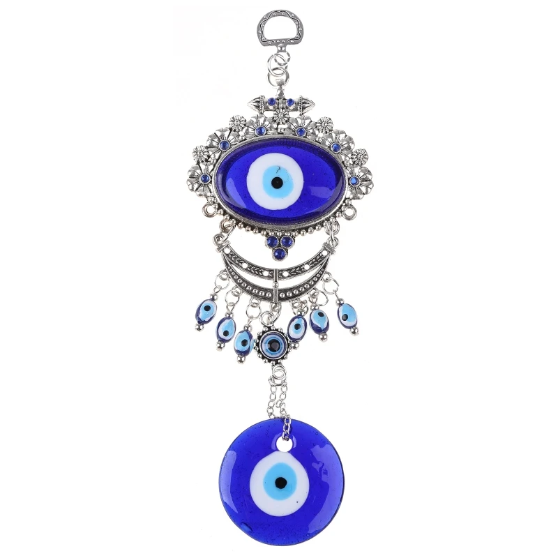 Turkish Blue Evil Eye Amulets Wall Protection Hanging Lucky Pendant Wind Chimes Garden Home Decorations Ornament
Turkish Blue Evil Eye Amulets Wall Protection Hanging Lucky Pendant Wind Chimes Garden Home Decorations Ornament