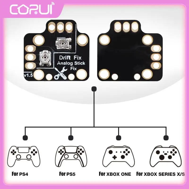 

Gamepad Joystick Drift Repair Board Reset Drift Thumbstick Resistance Calibration Plate For Ps5 One Universal Accessory